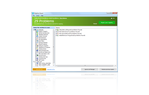 Free Windows Vista Registry Repair