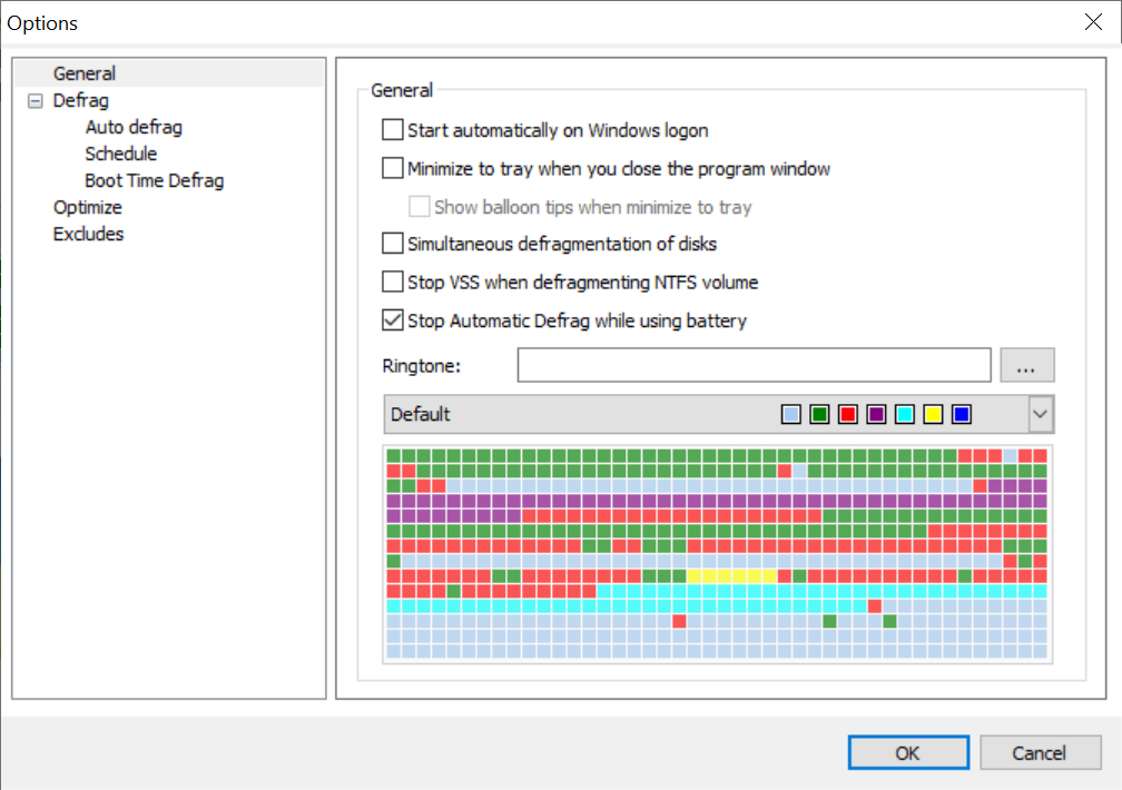 Optionally, enable Boot Time Defrag, schedule defrag tasks, or activate Auto Defrag for continuous optimization.