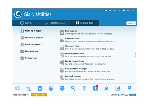 Glary Utilities Pro 5.207.0.236 download the new version for windows